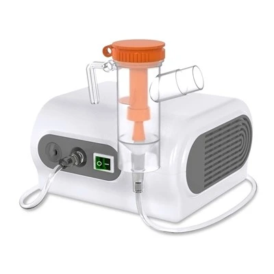 Nebulizzatore con compressore a pistone con boccaglio